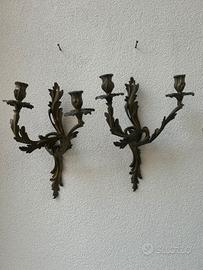 Coppia di Applique in Bronzo