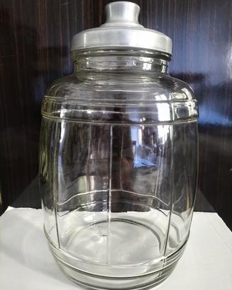 barattolo  in vetro vintage anni 70