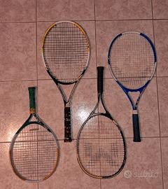 racchette tennis adulto e bambino