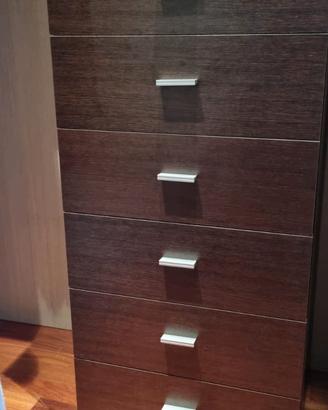 2 cassettiere color wenge