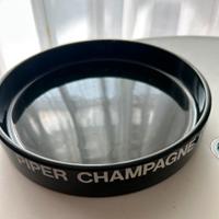 Posacenere/Vuota tasca Piper champagne