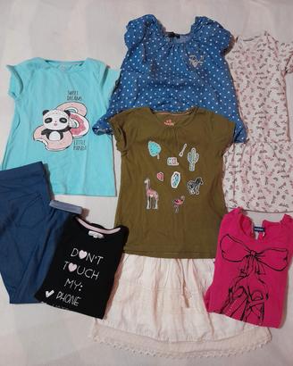 set abbigliamento bambina 5/6 anni