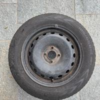 Gomme invernali con cerchio in ferro 185/65 r15