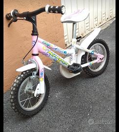 Bici semi nuova  bimba 10 pollici(2-4 anni)