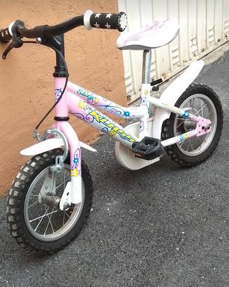 Bici semi nuova  bimba 10 pollici(2-4 anni)