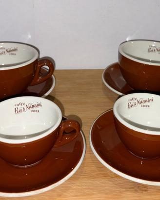 Set 4 tazze Bei e Nannini Vintage