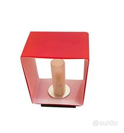 Lampada da parete Panzeri Domino rossa