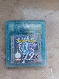 Pokemo versione cristallo gameboy