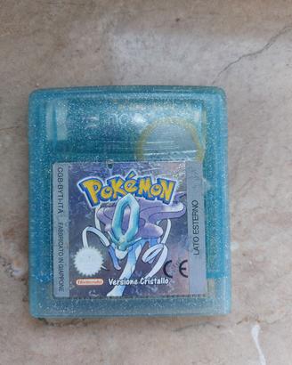 Pokemo versione cristallo gameboy