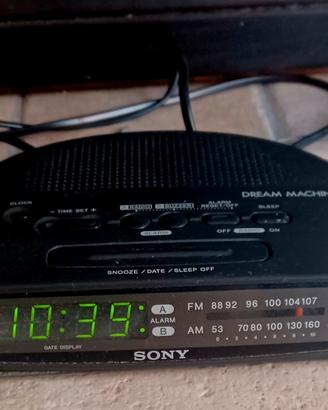 Radiosveglia sony dream machine  icf 390
