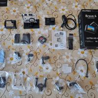 Akaso Brave 6 camera ULTRA HD 4K e accessori NUOVO