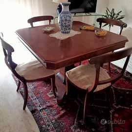 Tavolo in legno stile Impero