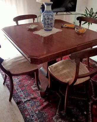 Tavolo in legno stile Impero