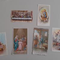 santini e opuscoli di preghiera antichi