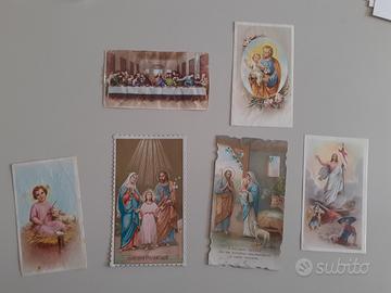 santini e opuscoli di preghiera antichi