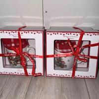 Set Natalizio Con Tazza, cucchiaino e strofinaccio