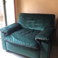 Poltrone in velluto (numero 2) sfoderabili