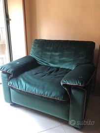 Poltrone in velluto (numero 2) sfoderabili