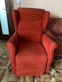 Poltrona relax con 3 motori