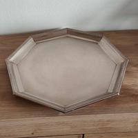 Vassoio Calegaro Italy silver plate ottagonale