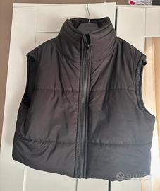 Bomber smanicato corto