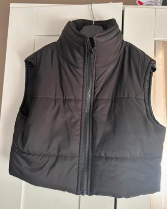 Bomber smanicato corto