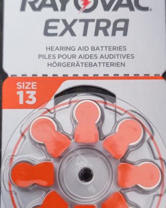 Batterie per protesi acustiche mis 13