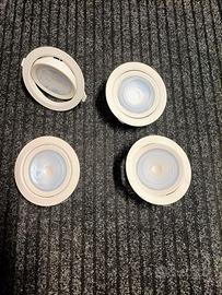 faretti led orientabili rotondi