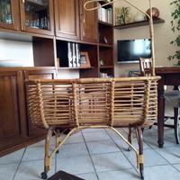 Culla in vimini per bebè