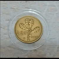 Italia – 20 Lire 1958 – Rara – Qualità quasi-FDC