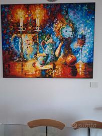 Quadro DINNER originale Afremov Studio
