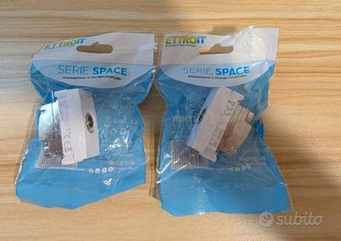 2x Presa TV compatibile Bticino Living Light