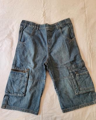  Jeans Denim azzurri ragazzo corti