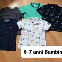 Stock 5 T-shirt  6-7 anni Bambino 