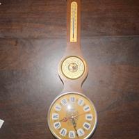 Stazione Barometrica Vintage in Legno - 4 in 1