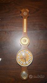 Stazione Barometrica Vintage in Legno - 4 in 1