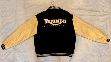 Giacca moto in pelle/tessuto Triumph