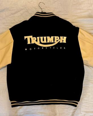 Giacca moto in pelle/tessuto Triumph