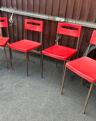 4 sedie vintage francesi