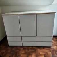 Armadio 3 ante con cassetti Madia