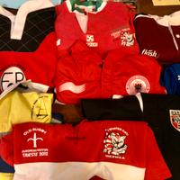 Collezione 13 maglie da RUGBY