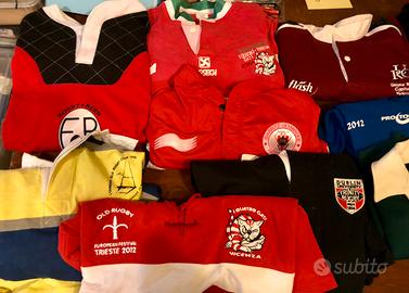 Collezione 13 maglie da RUGBY