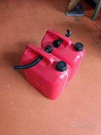 Taniche per benzina 20 litri ciascuna