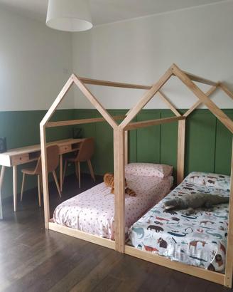 Coppia di letti montessoriani