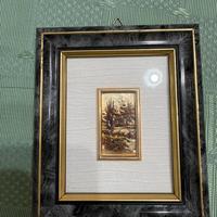 Quadro con rilievo in argento