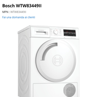 Asciugatrice bosch 9 kg