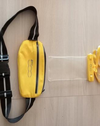 combo 500 marsupio+porta cellulare impermeabile 