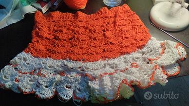 gonna -pantalone a uncinetto 
