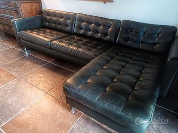 DIVANO 4 POSTI IN PELLE
