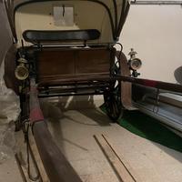 calesse fasanese d’epoca con capote.